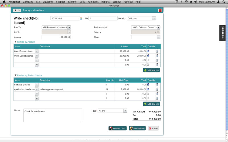 Accounter, Accounting Software, Accounting Software for MacAppsMirror
