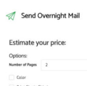 Send Overnight Mail : Must Have Web App