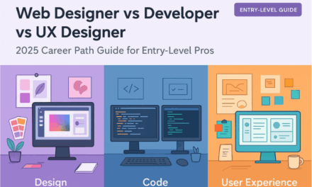 Web Designer vs Web Developer vs UX Designer: What Entry-Level Pros Should Know in 2025