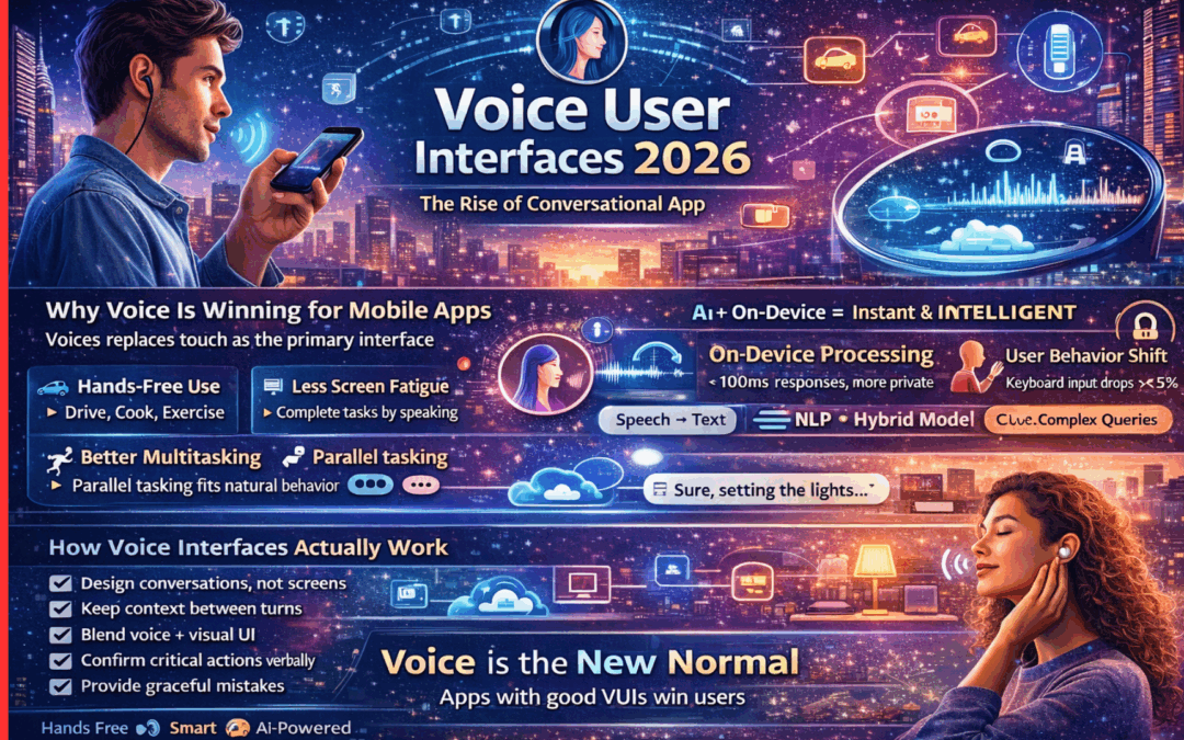 Voice User Interfaces 2026: The Rise of Conversational App Experiences