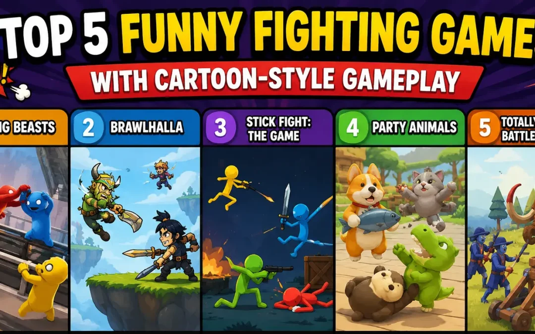 Top 5 Funny Fighting Games with Cartoon-Style Gameplay