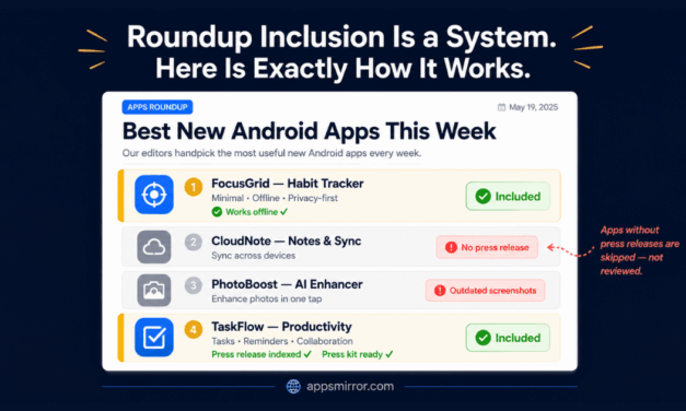 How to Make Sure Your App Gets Into Android Roundups and News Digests
