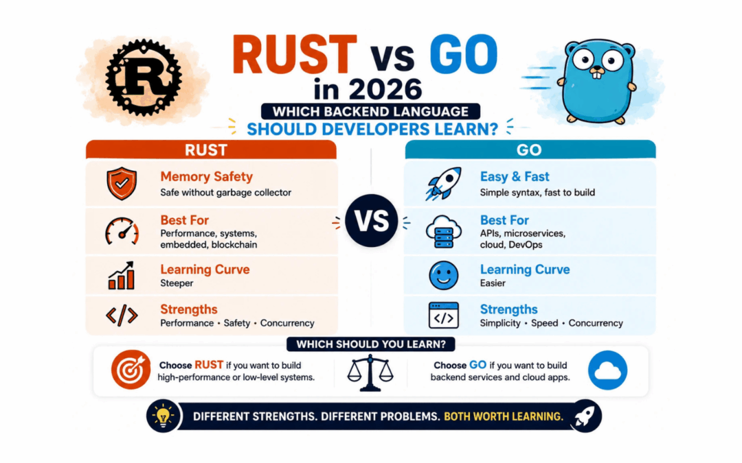 Rust vs Go in 2026: Which Backend Language Should Developers Learn?