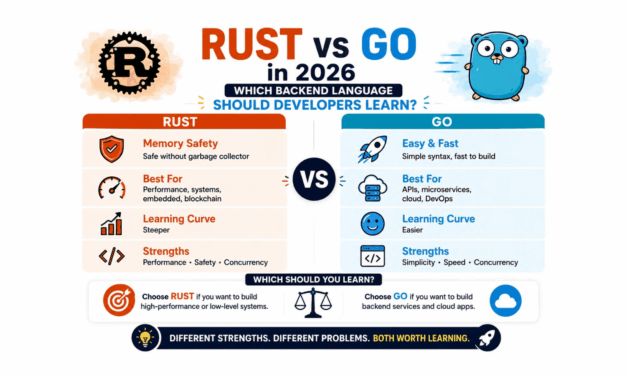 Rust vs Go in 2026: Which Backend Language Should Developers Learn?