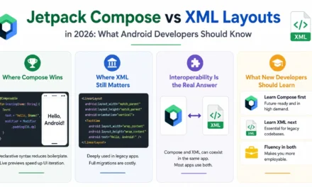 Jetpack Compose vs XML Layouts in 2026: What Android Developers Should Know