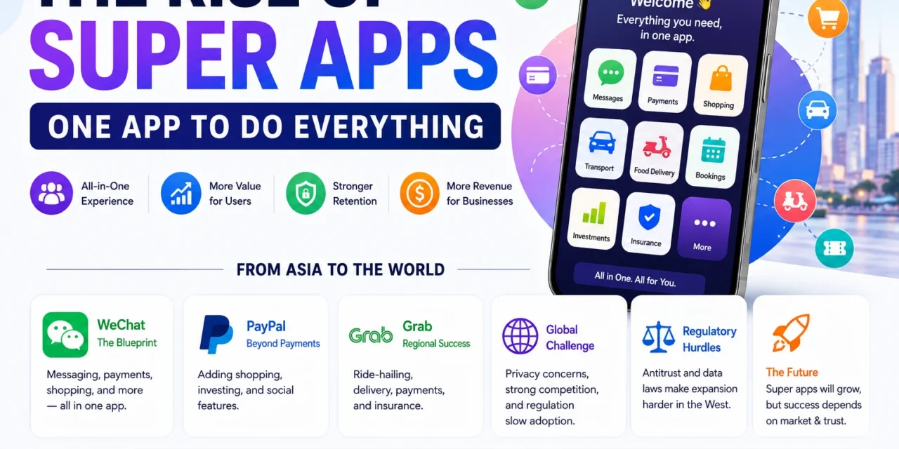 The Rise of Super Apps: Why One App Wants to Do Everything