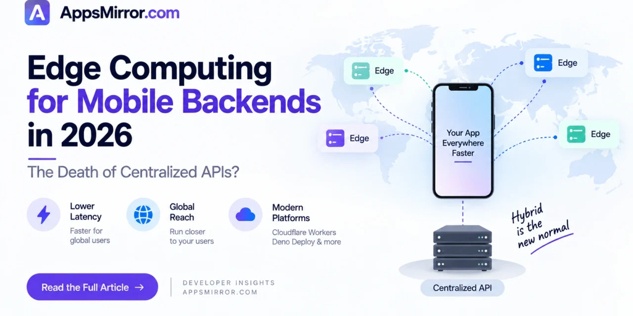 Edge Computing for Mobile Backends in 2026: The Death of Centralized APIs?