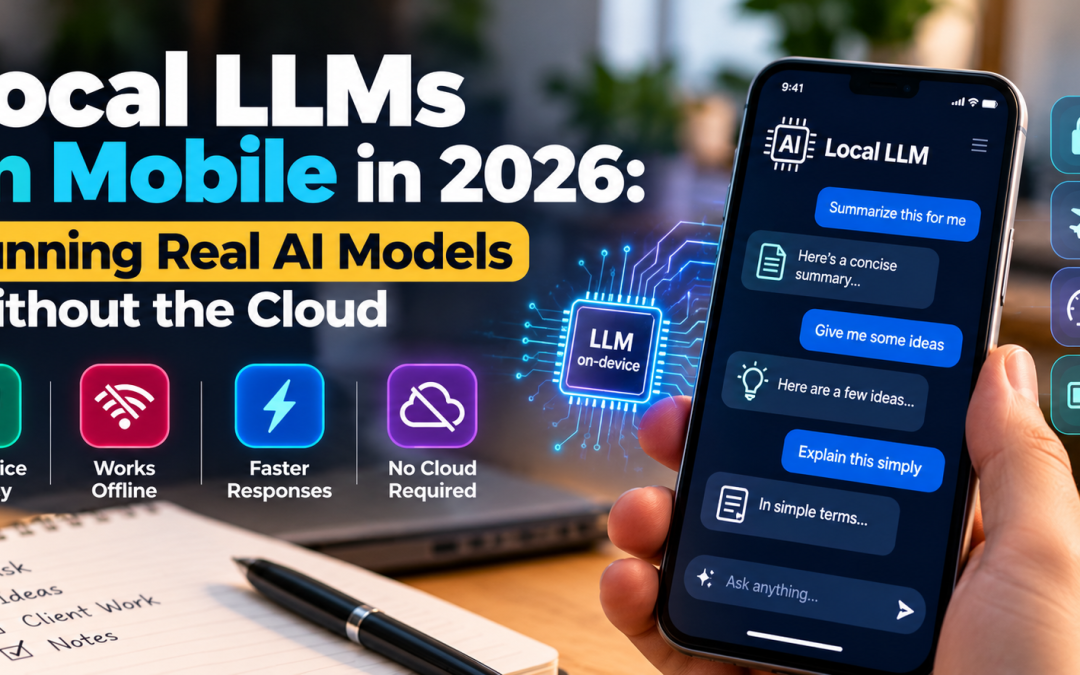 Local LLMs on Mobile in 2026: Running Real AI Models Without the Cloud