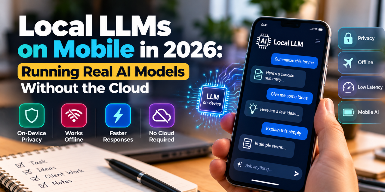 Local LLMs on Mobile in 2026: Running Real AI Models Without the Cloud
